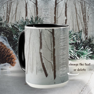 Taza Bosque de invierno macizo