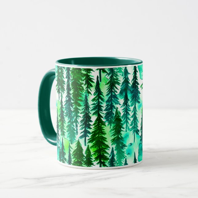 Taza Bosque de pinos de montaña (Anverso izquierdo)