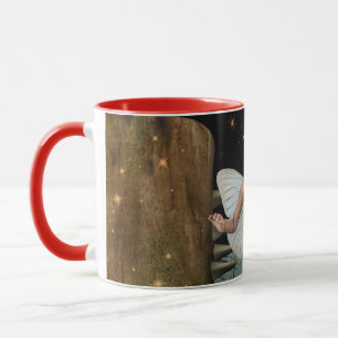 Taza Bosque Encantado Hada Setas Arte Fantasía
