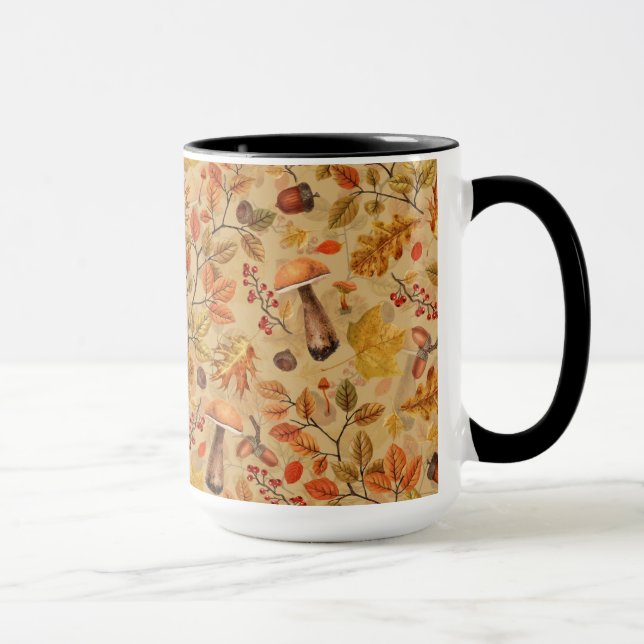 Taza Bosque otoñal en ocre (Derecha)