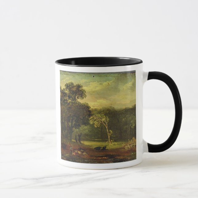 Taza Bosquejo de la naturaleza en el parque de Sion, (Derecha)