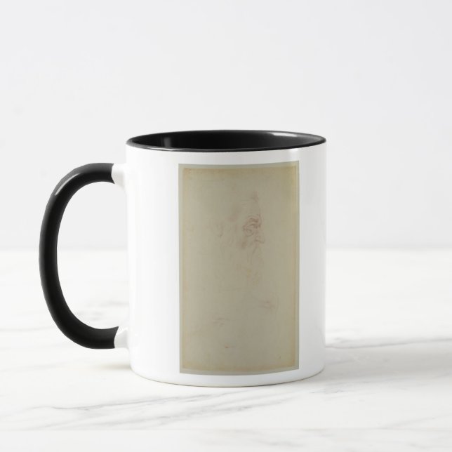 Taza Bosquejo de un principal masculino y de dos (Izquierda)