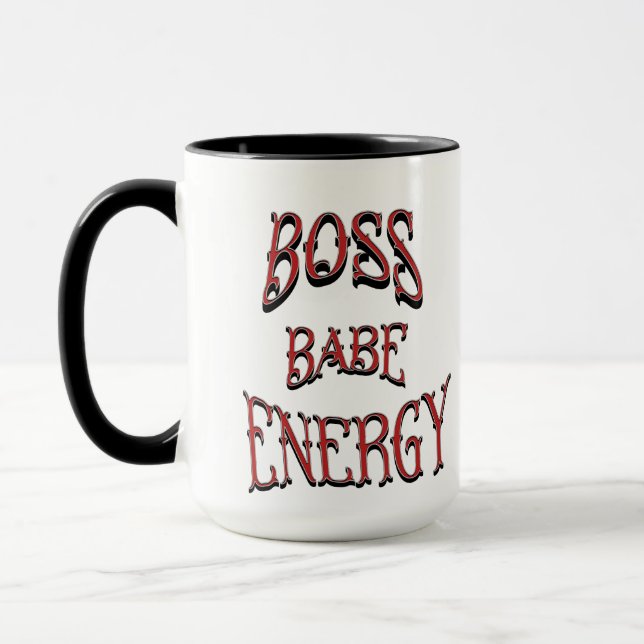 Taza Boss Babe Energy (Izquierda)