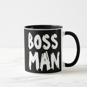 TAZA BOSS MAN COFFEE MUGS