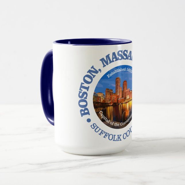 Taza Boston (ciudades) (Anverso izquierdo)