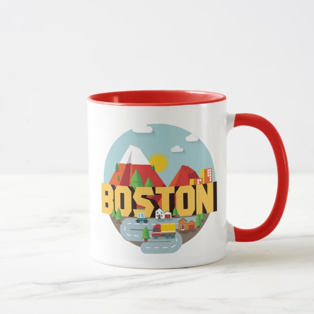 Taza Boston como destino (Derecha)