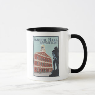 Taza Boston, opinión de MassachusettsFaneuil Pasillo