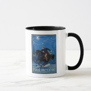 Taza Boston, paseo de MassachusettsPaul Revere's