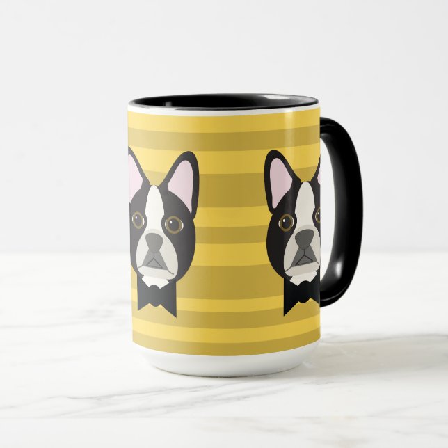Taza Boston Terrier (Anverso derecho)