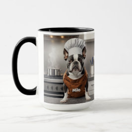Taza Boston Terrier Cariñoso Personalizado