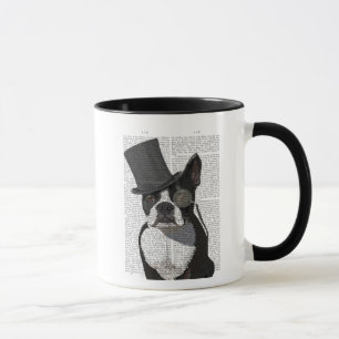 Taza Boston Terrier, hedor formal y Gorra