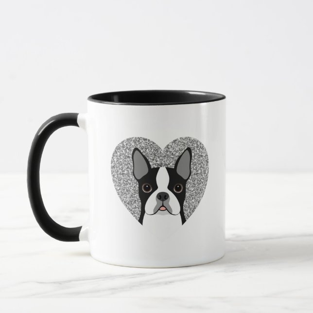 Taza Boston Terrier Mugs (Izquierda)
