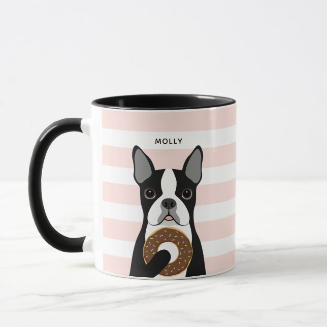 Taza Boston Terrier Mugs (Izquierda)