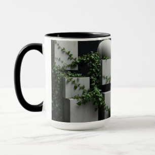 Taza Botánica Brutalista Arquitectura de la Naturaleza