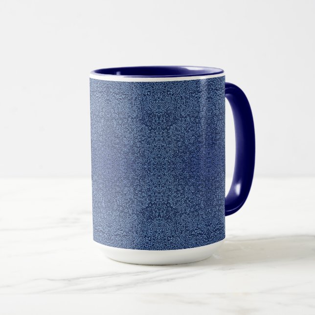 Taza Botanical Pattern in Blue 2 (Anverso derecho)