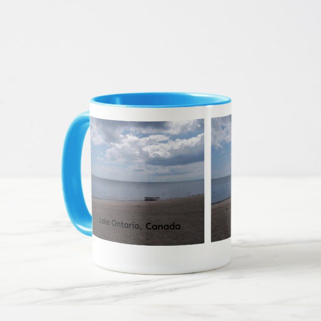 Taza Bote de remos en el lago Ontario, Canadá (Anverso izquierdo)