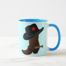 BOTE Y GORRA CON ESTRELLA ROJA