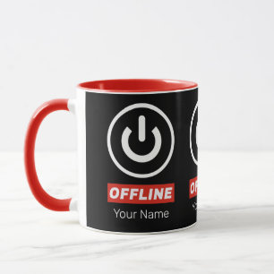 Taza Botón De Encendido Sin Conexión Para Relajar O Apa