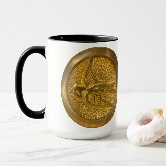 Taza Botones antiguos de Claritas (Con donut)