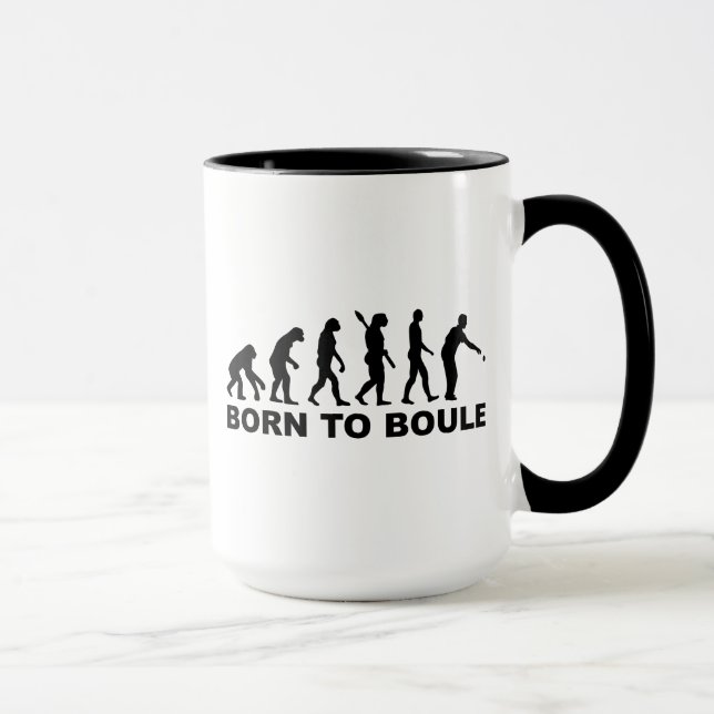 Taza Boule Petanque de la evolución (Derecha)