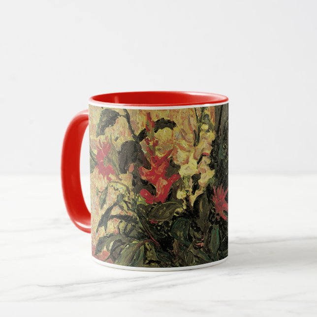 Taza Bouquet de flores en la ventana de Maxine Maufra (Anverso izquierdo)