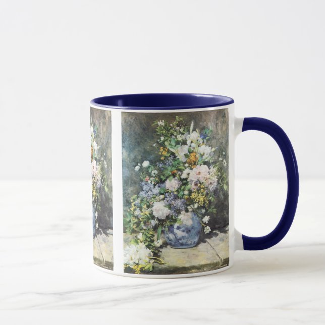 Taza Bouquet de primavera de Pierre Renoir, flores de é (Derecha)
