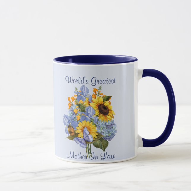 Taza Bouquet De Verano - Madre En El Derecho (Derecha)