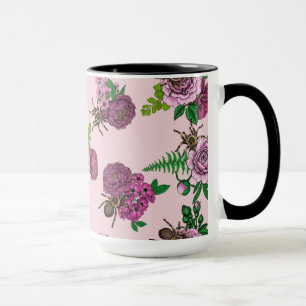 Taza Bouquets y tarantula