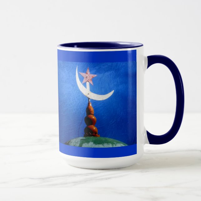 Taza Bóveda de la mezquita del símbolo del Islam (Derecha)