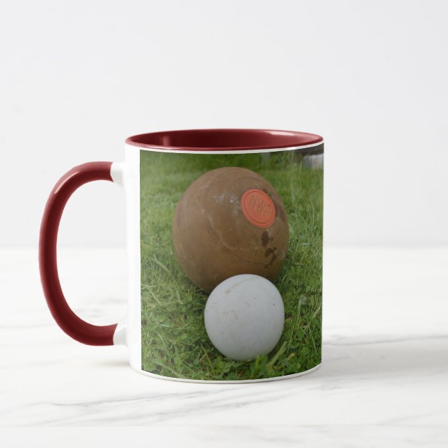 Taza Bowl De Césped Vintage Marrón Y Jack, (Izquierda)