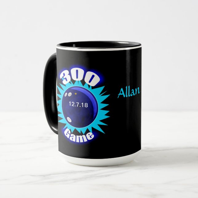 Taza Bowling 300 Game Club - Bowler Honor (Anverso izquierdo)