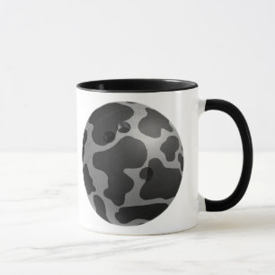 Taza Bowling Ball Cow Gray