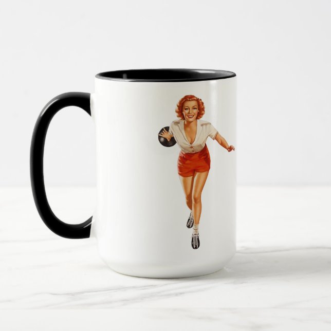 Taza Bowling: Comer, dormir, Bowl, repetir (Izquierda)