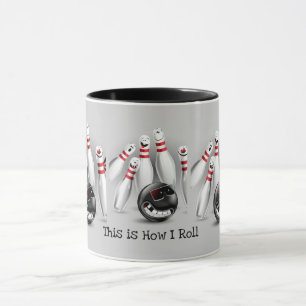 Taza Bowling Mug - Así es como hago rodar