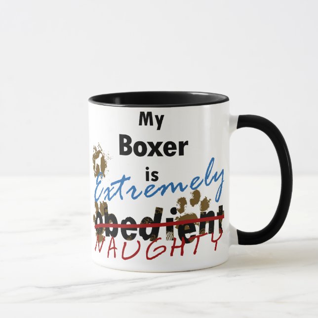 Taza Boxeador extremadamente travieso (Derecha)