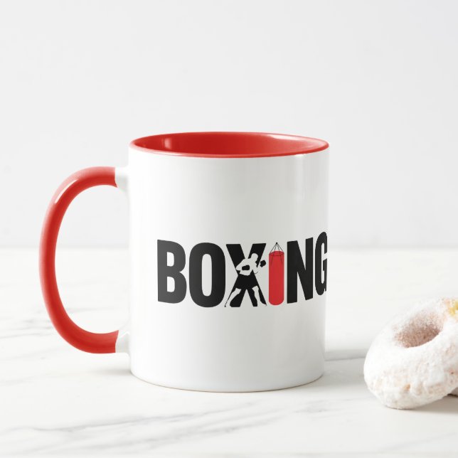Taza Boxeo (Con donut)
