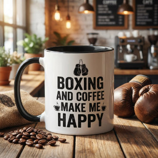 Taza Boxeo y Café Me Feligran Funny Boxer