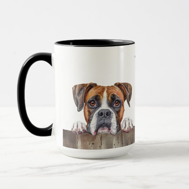 Taza Boxer Dog Mug (Izquierda)