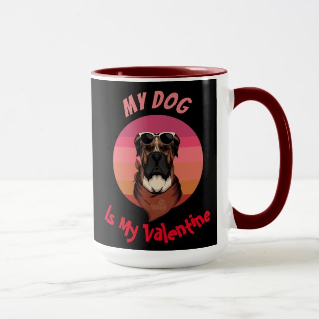 TAZA BOXER ES MI VALENTINA (Derecha)