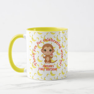 Taza Boy Birthday Gracias Pegatina