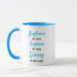 Taza Boyfriend Husband Dad Mug | Personalized Father’s 