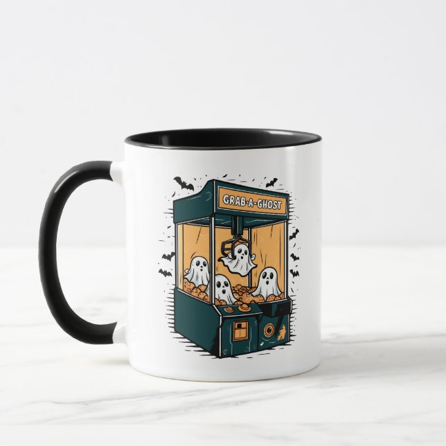 Taza Brab A Ghost Claw Machine Halloween (Izquierda)
