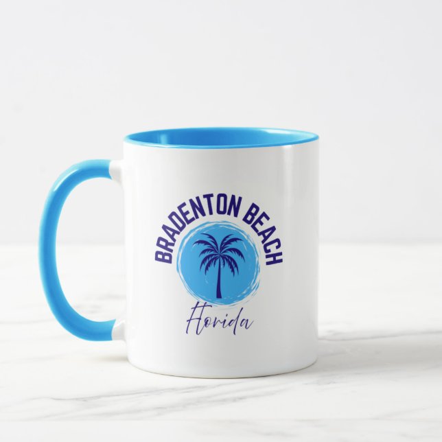 Taza Bradenton Beach Island Florida Coffee Mug (Izquierda)