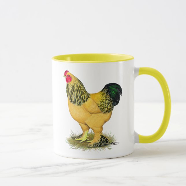 Taza Brahma:  Buff Rooster (Derecha)