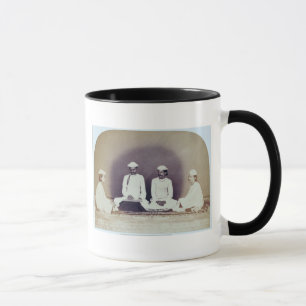 Taza Brahmanes hindúes en Delhi, siglo XIX (foto de la