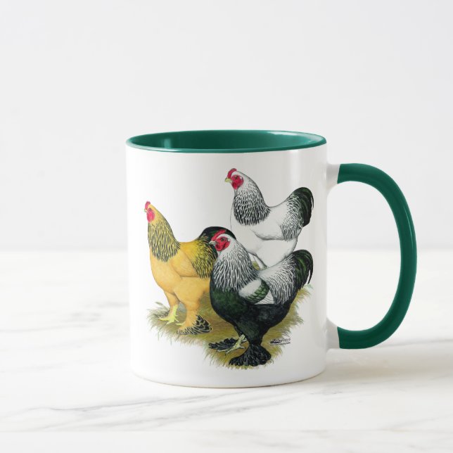 Taza Brahmas tres gallos (Derecha)