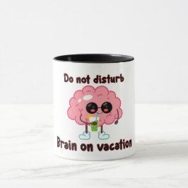 Taza  Brain on Vacation