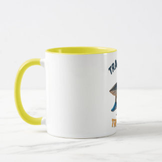 Taza BrainRots TralaleroTralala- The Three-Legged Shark