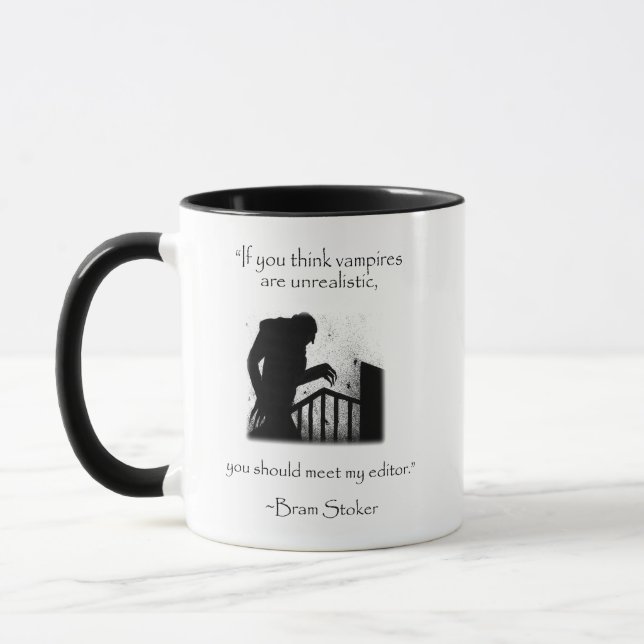 Taza Bram Stoker - Drácula - Errores Modernos (Izquierda)