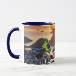 TAZA BRASIL - AMO BRASIL